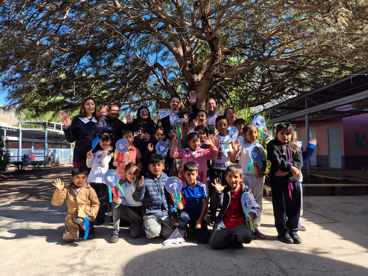 ¡En terreno! Director Ejecutivo Suplente visitó a los estudiantes de Prekinder y Kinder de la Escuela de Concentración