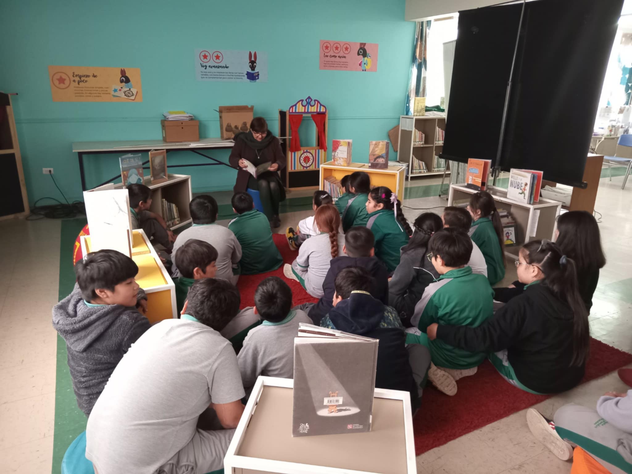 Escuela Diego Portales fortalece la animación lectora a través del plan anual de su biblioteca