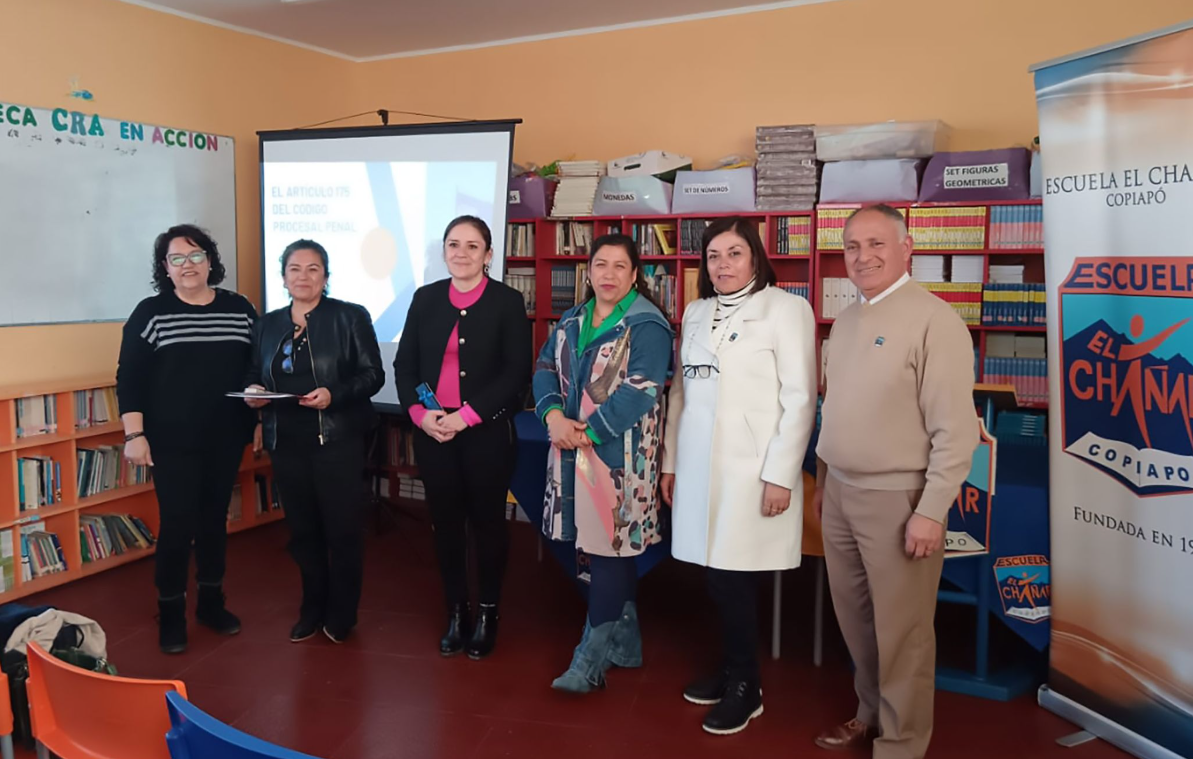 El Juzgado de Familia de Copiapó inicia programa “El Tribunal va a la Escuela” en la Escuela El Chañar