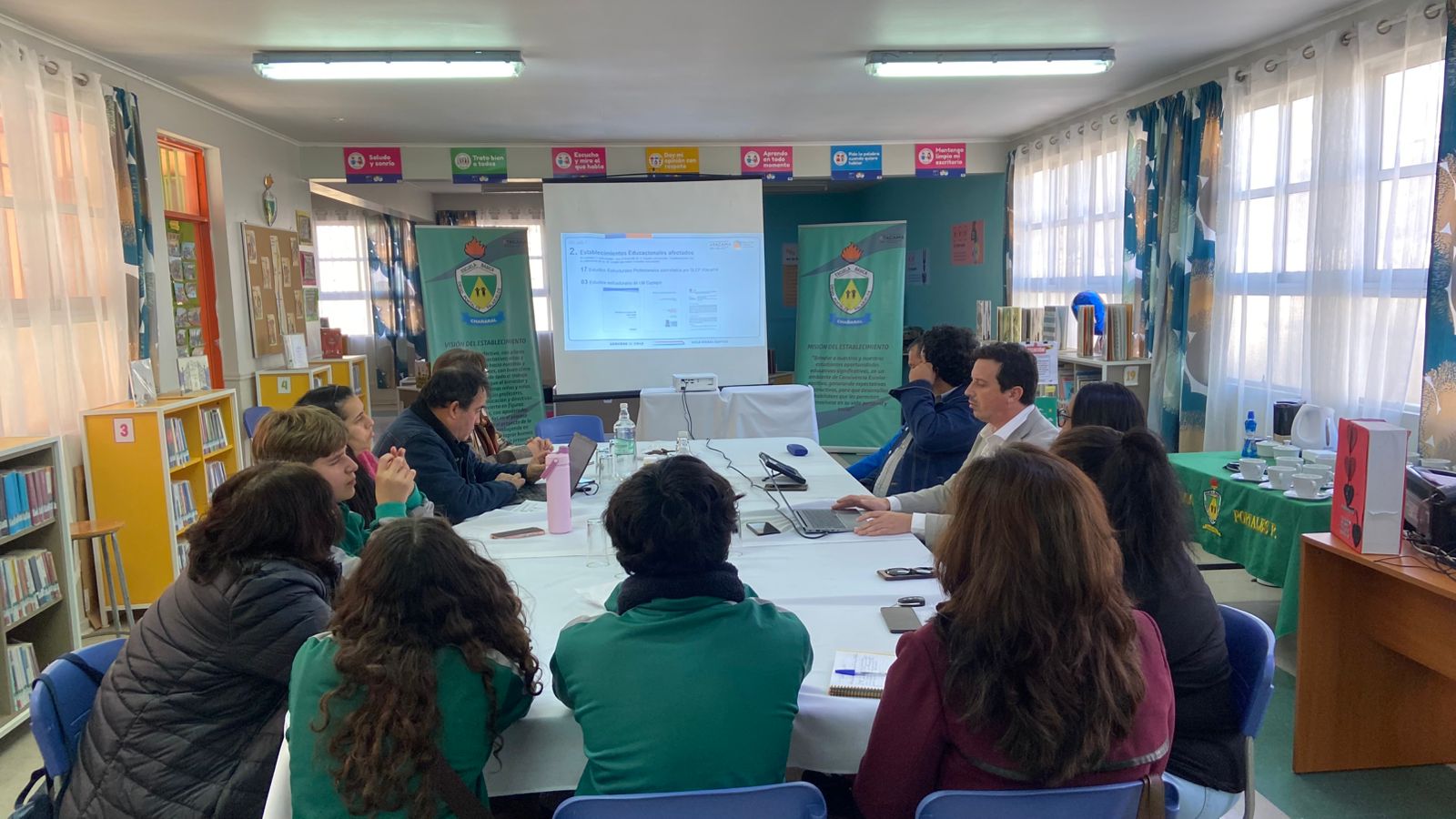 Consejos Escolares de Chañaral reciben visita del Director Ejecutivo del SLEP Atacama
