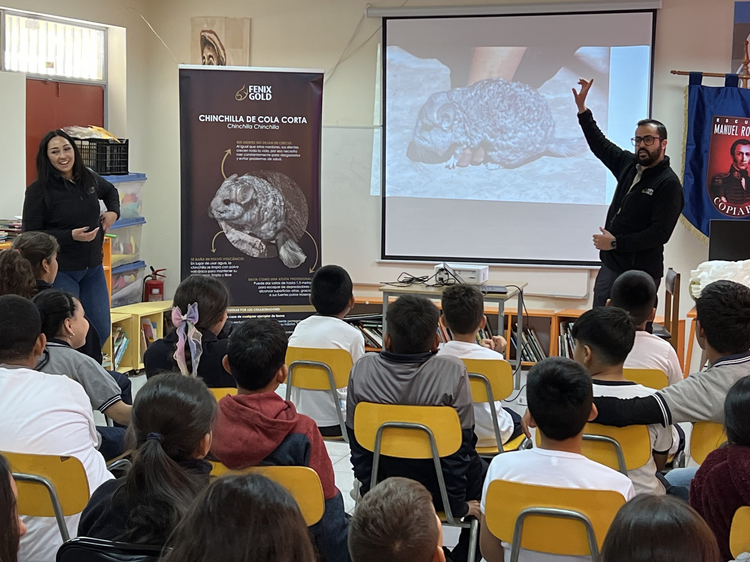 Escuela Manuel Rodríguez promueve la conciencia ecológica con charla sobre la “Chinchilla de cola corta”