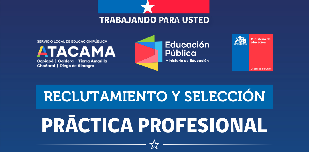 SLEP Atacama abre convocatoria de práctica profesional para el Departamento de Gestión de Personas