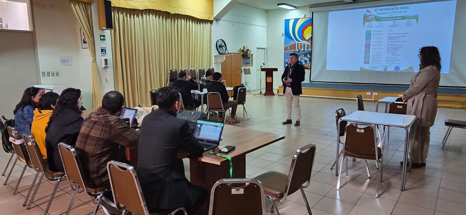 Microcentro Rural Copayapu y Oasis de Luz fortaleció el trabajo colaborativo docente