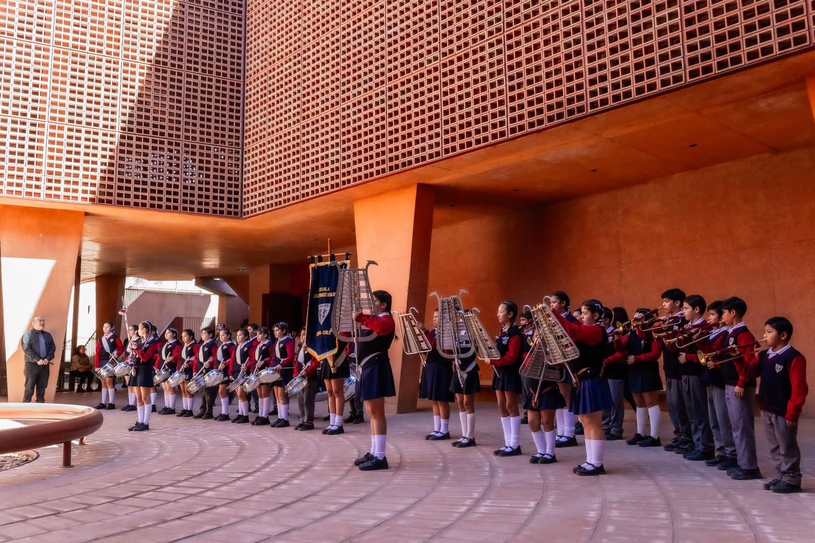 Banda de la Escuela Jesús Fernández Hidalgo aportó música e identidad a exposición patrimonial en Copiapó