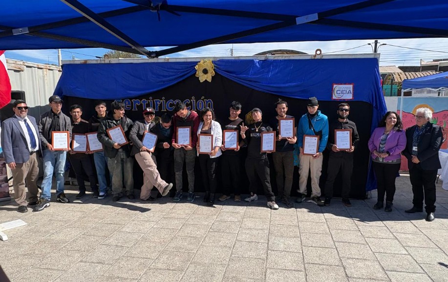 CEIA Caldera certifica nuevas competencias en soldadura y fortalece oportunidades de formación laboral
