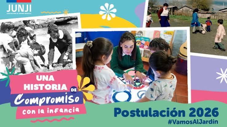 Ya está en marcha el proceso de postulación a salas cuna y jardines infantiles públicos para 2027