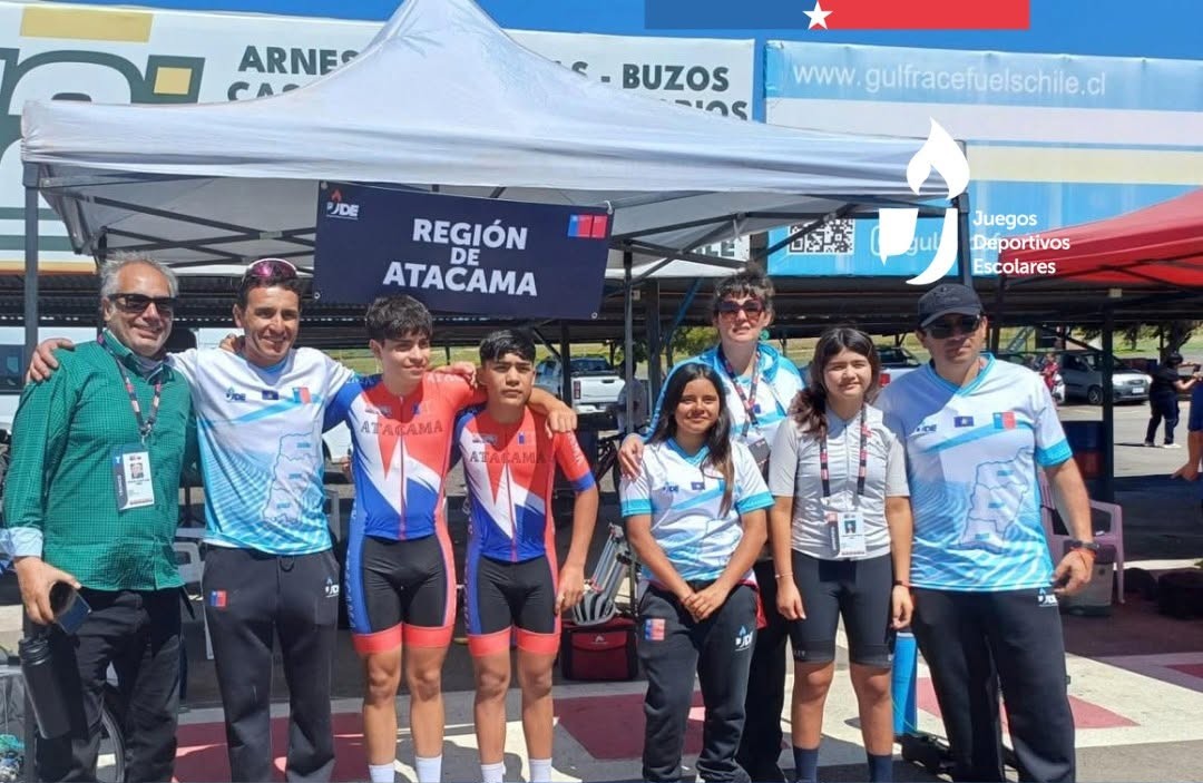 Ciclistas escolares de Atacama destacan en la Final Nacional de los JDE 2026